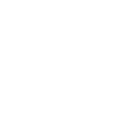 Simplified white cow illustration with a bell, featuring a rectangular body and circular eyes.