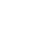 A simple white outline of a chicken with a prominent comb and wattle.