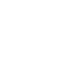 Line drawing of a standing cow facing left.