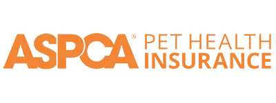 ASPCA Pet Health Insurance logo in orange text.